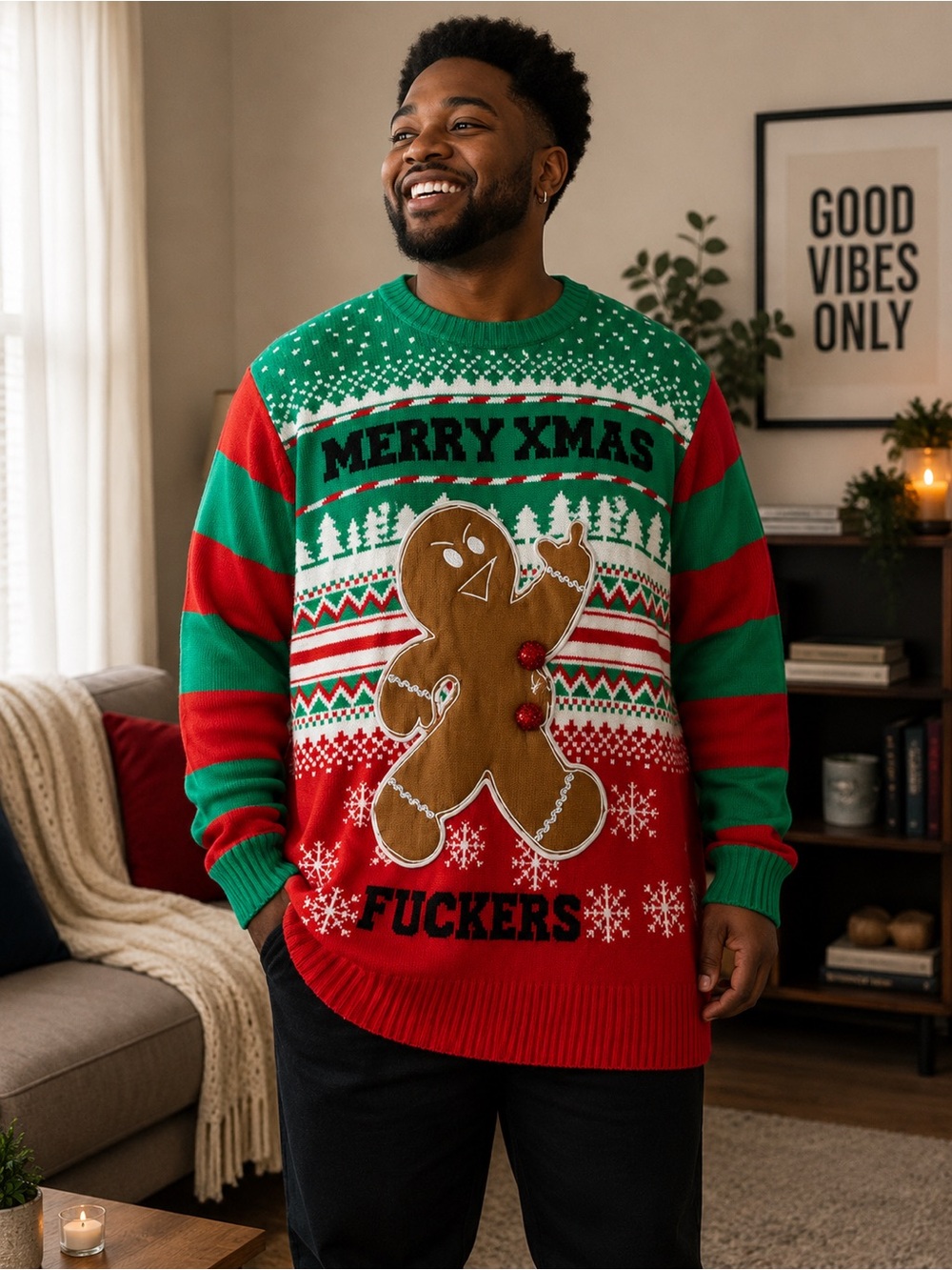 Spencer’s workshop light up ugly Christmas sweater